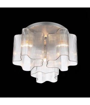 SL117.102.03 Люстра потолочная ST-Luce Серебристый/Прозрачный E27 3*60W ONDE-foto8