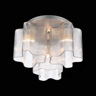 SL117.102.03 Люстра потолочная ST-Luce Серебристый/Прозрачный E27 3*60W ONDE-foto8