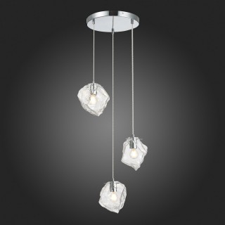SL1175.103.03 Светильник подвесной ST-Luce хром/прозрачный E14 3*40W Portici-foto7