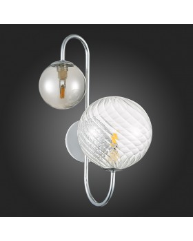 SL1124.101.02 Бра ST-Luce Хром/Дымчатый, Прозрачный G9 2*5W VINETTO-foto4