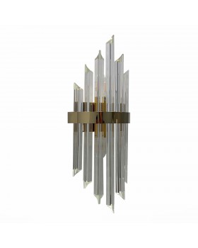 SL1178.221.02 Бра ST-Luce Золотистый/Золотистый, Прозрачный E14 2*40W Arezzo-foto3