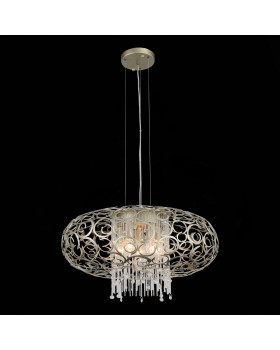 SL1101.203.10 Люстра подвесная ST-Luce Шампань/Шампань, Прозрачный E14 10*40W DOLCIMA-foto2