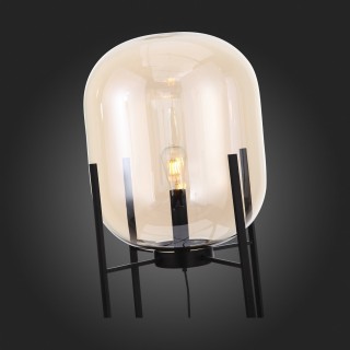 SL1050.525.01 Торшер ST-Luce Черный/Коньячный E27 1*40W (из 2-х коробок) BURASCA-foto9