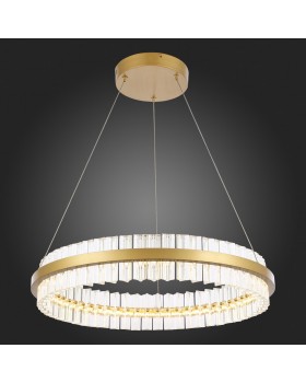 SL383.213.01 Светильник подвесной ST-Luce Матовое золото/Прозрачный LED 1*44W 3000K CHERIO-foto5