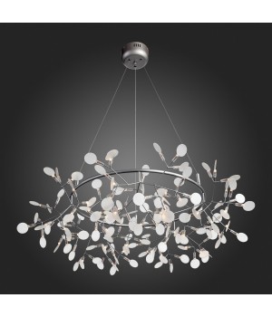 SL379.103.135 Люстра подвесная ST-Luce Серебристый/Белый LED 135*0,3W 3500K RAFINA-foto5