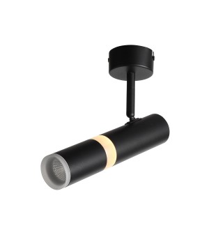 ST106.402.08 Светильник потолочный Черный LED 1*8W 3000K 624Lm Ra>80 D50xH165 170-240V ESCOPIO-foto11