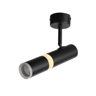 ST106.402.08 Светильник потолочный Черный LED 1*8W 3000K 624Lm Ra>80  D50xH165 170-240V ESCOPIO-foto11