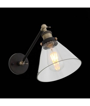 SL237.411.01 Бра ST-Luce Черный, Бронза/Прозрачный E27 1*40W EVOLUTO-foto3