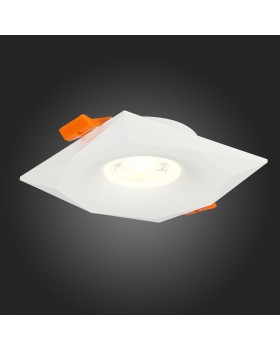 ST203.508.01 Св-к встр. Мат. белый GU10 1*50W L95xW95xH25 220V Без ламп OVASIS-foto7