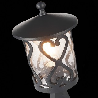 SL085.405.01 Светильник уличный наземный ST-Luce Черный/Черный, Прозрачный E27 1*60W LORNE-foto6