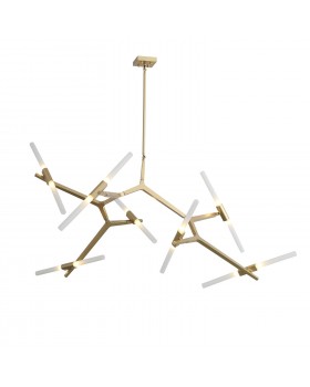 SL947.202.14 Люстра потолочная ST-Luce Золотистый/Белый G9 14*5W LACONICITA-foto2