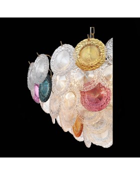 SL420.203.18 Люстра подвесная ST-Luce Золотистый/Разноцветный E14 18*40W CONELI-foto8