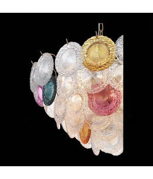 SL420.203.18 Люстра подвесная ST-Luce Золотистый/Разноцветный E14 18*40W CONELI-foto8