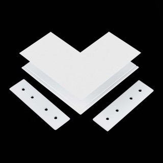 ST007.569.00 Внешний угол-соединитель для подвесного / накладного магнитного шинопровода ST-Luce белый ST007-foto2