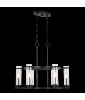 SL334.403.06 Люстра подвесная ST-Luce Черный, Никель/Прозрачный E14 6*60W BICHERO-foto7