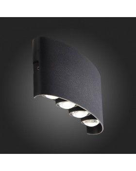 SL089.401.08 Светильник уличный настенный ST-Luce Черный кварцевый LED 8*1W 4000K BISELLO-foto5