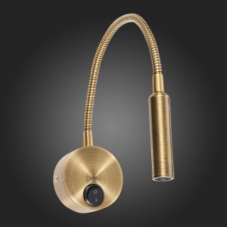 ST653.331.01 Светильник настенный ST-Luce Бронза/Бронза LED 1*3W 3000K BERSONE-foto6