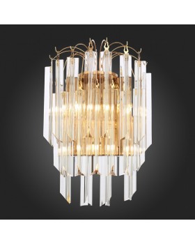 SL386.201.03 Бра ST-Luce Золотистый/Золотистый, Прозрачный G9 3*5W OSOLETO-foto3