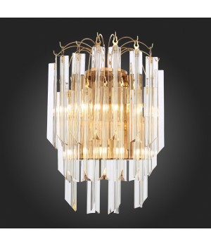 SL386.201.03 Бра ST-Luce Золотистый/Золотистый, Прозрачный G9 3*5W OSOLETO-foto3