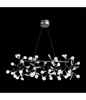 SL379.103.81 Люстра подвесная ST-Luce Серебристый/Белый LED 81*0,5W 3500K RAFINA-foto7