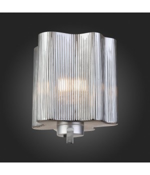 SL117.701.01 Бра ST-Luce Серебристый/Дымчатый E27 1*60W ONDE-foto12