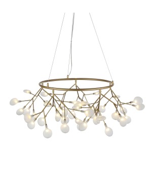 SL411.253.45 Люстра подвесная ST-Luce Золотистый/Белый G4 45*1,5W RICCARDO-foto11