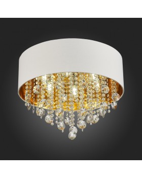 SL1350.502.06 Светильник потолочный ST-Luce Хром/Белый, Золотистый, Прозрачный E14 6*40W LACCHIA-foto3
