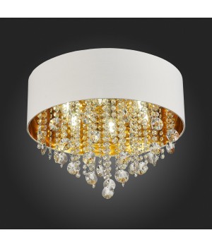 SL1350.502.06 Светильник потолочный ST-Luce Хром/Белый, Золотистый, Прозрачный E14 6*40W LACCHIA-foto3