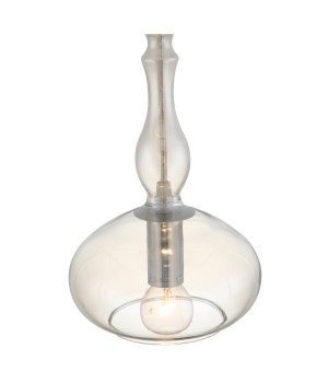 SL364.113.01 Подвес ST-Luce Хром/Янтарный E14 1*40W BIORNO-foto3