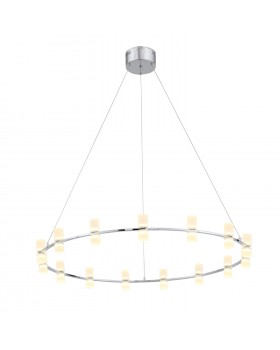 SL799.103.15 Люстра подвесная ST-Luce Хром/Белый LED 15*4W 3200K CILINDRO-foto2