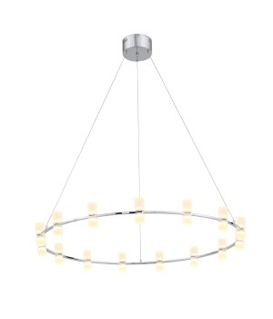 SL799.103.15 Люстра подвесная ST-Luce Хром/Белый LED 15*4W 3200K CILINDRO-foto2