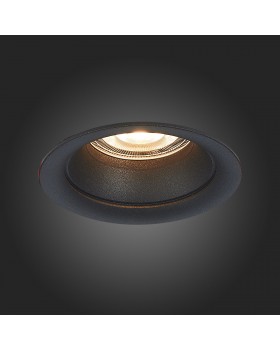 ST200.408.01 Св-к встр. Мат. черный GU10 1*50W D89xH40 220V Без ламп BARRA-foto7