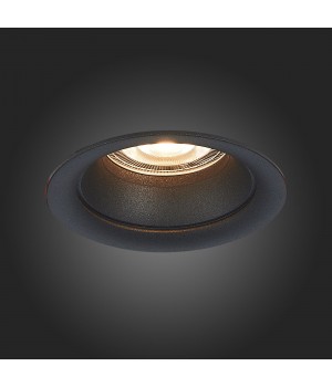 ST200.408.01 Св-к встр. Мат. черный GU10 1*50W D89xH40 220V Без ламп BARRA-foto7