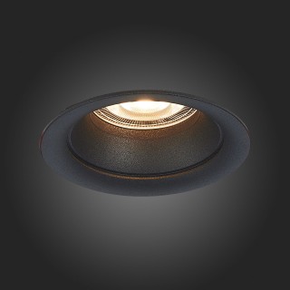 ST200.408.01 Св-к встр. Мат. черный GU10 1*50W  D89xH40 220V Без ламп BARRA-foto7