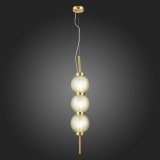 SL1155.303.03 Светильник подвесной ST-Luce Латунь/Коньячный E14 3*40W MARENA-foto7