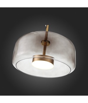 SL1053.243.01 Светильник подвесной ST-Luce Золотистый/Дымчатый LED 1*9W 3000K PALOCHINO-foto3