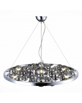 SL1510.103.07 Люстра подвесная ST-Luce Хром/Дымчатый G9 7*5W Olmi-foto5