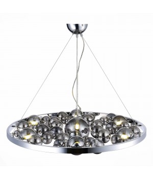 SL1510.103.07 Люстра подвесная ST-Luce Хром/Дымчатый G9 7*5W Olmi-foto5