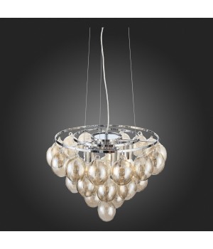 SL432.203.05 Светильник подвесной ST-Luce Хром/Коньячный E27 5*60W SOSPIRO-foto15