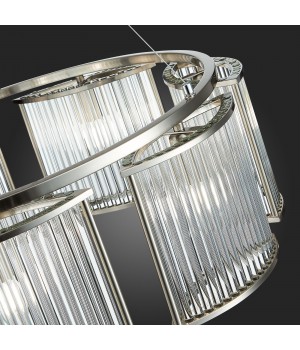 SL1627.103.07 Люстра подвесная ST-Luce Хром/Прозрачный E14 7*40W Velletri-foto12