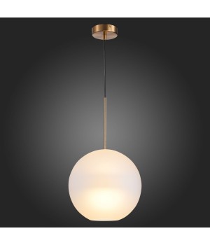 SL1133.523.01 Светильник подвесной ST-Luce Латунь/Белый E27 1*40W BOPONE-foto7