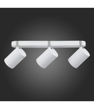 SL597.501.03 Спот ST-Luce Белый, Хром/Белый GU10 LED 3*3W FANALE-foto6