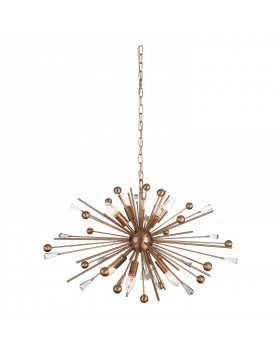 SLD011.303.08 Люстра подвесная ST-Luce Латунь, Прозрачный E14 8*40W RIVELLA-foto2