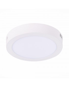 ST112.532.12 Светильник настенно-потолочный Белый LED 1*12W 3000K 715Lm Ra80 120° IP20 D160xH28 90-265V NUBES-foto2