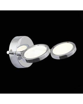 SL576.101.02 Светильник настенно-потолочный ST-Luce Хром/Хром, Прозрачный LED 2*5W 4000K GRUPPO-foto4