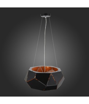 SL258.403.06 Люстра подвесная ST-Luce Черный/Черный, Золото E14 6*40W ENIGMA-foto7