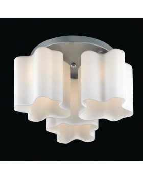 SL116.502.03 Люстра потолочная ST-Luce Серебристый/Белый E27 3*60W ONDE-foto2