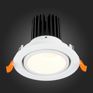 ST705.538.10 Св-к встр. Белый LED 1*10W 3000K 750Lm Ra>90 38° IP20 D102xH85 170-240V ST705-foto5