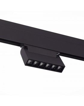 ST364.436.06 Магнитный трековый светильник Черный LED 1*6W 3000K 532Lm Ra>80 36° IP20 L120xW22xH108 48V NANE-foto2