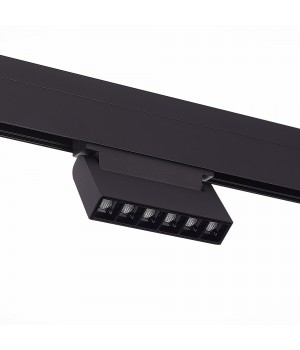 ST364.436.06 Магнитный трековый светильник Черный LED 1*6W 3000K 532Lm Ra>80 36° IP20 L120xW22xH108 48V NANE-foto2